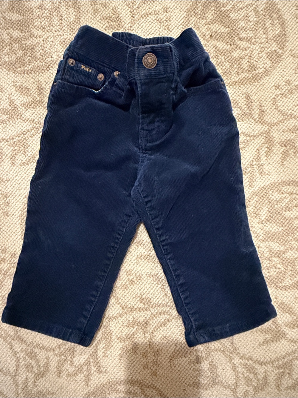 Polo by Ralph Lauren Dark Blue Corduroy Kids Pants